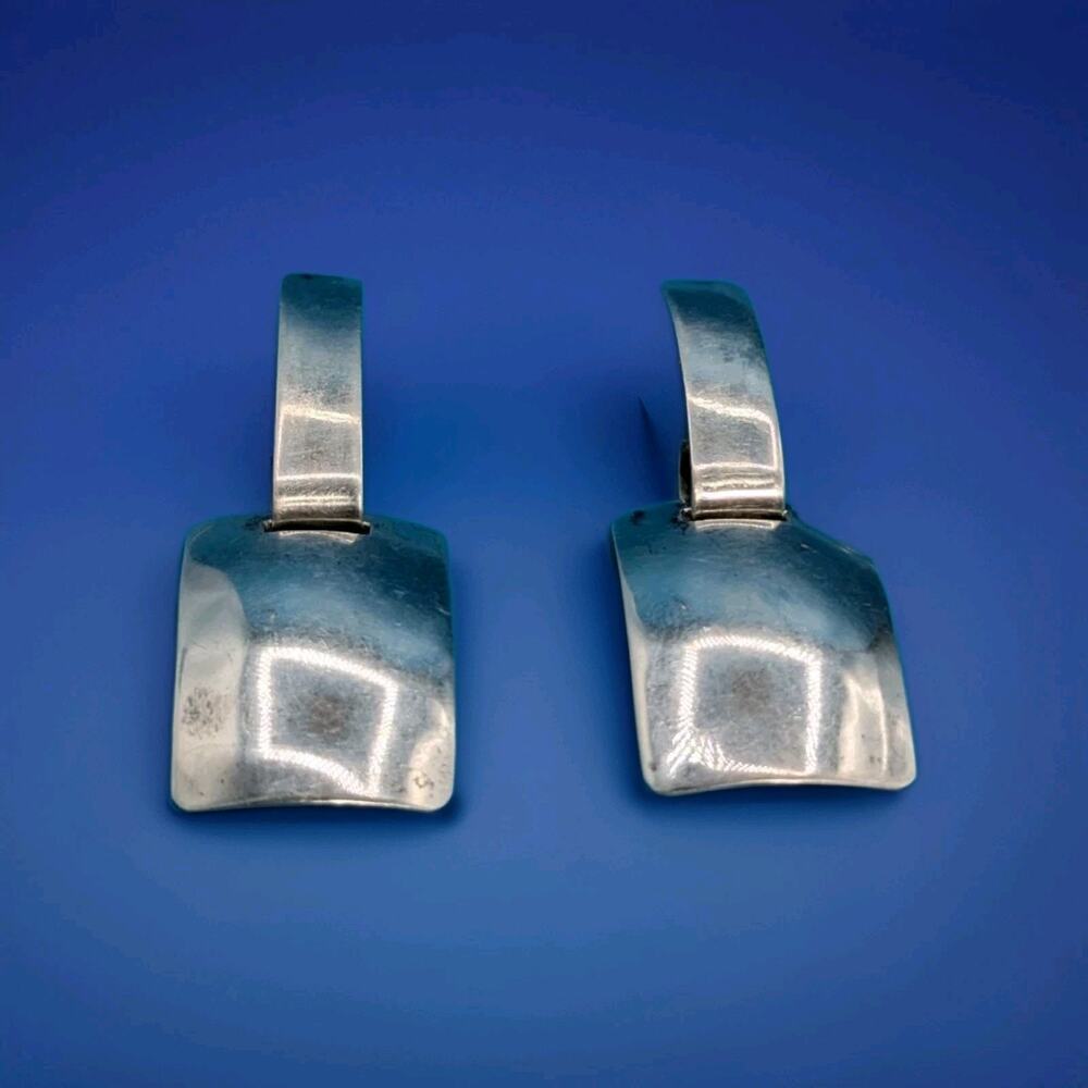 Vintage 925 Texaco Made In Mexico Pierced Dangle/Drop Earrings